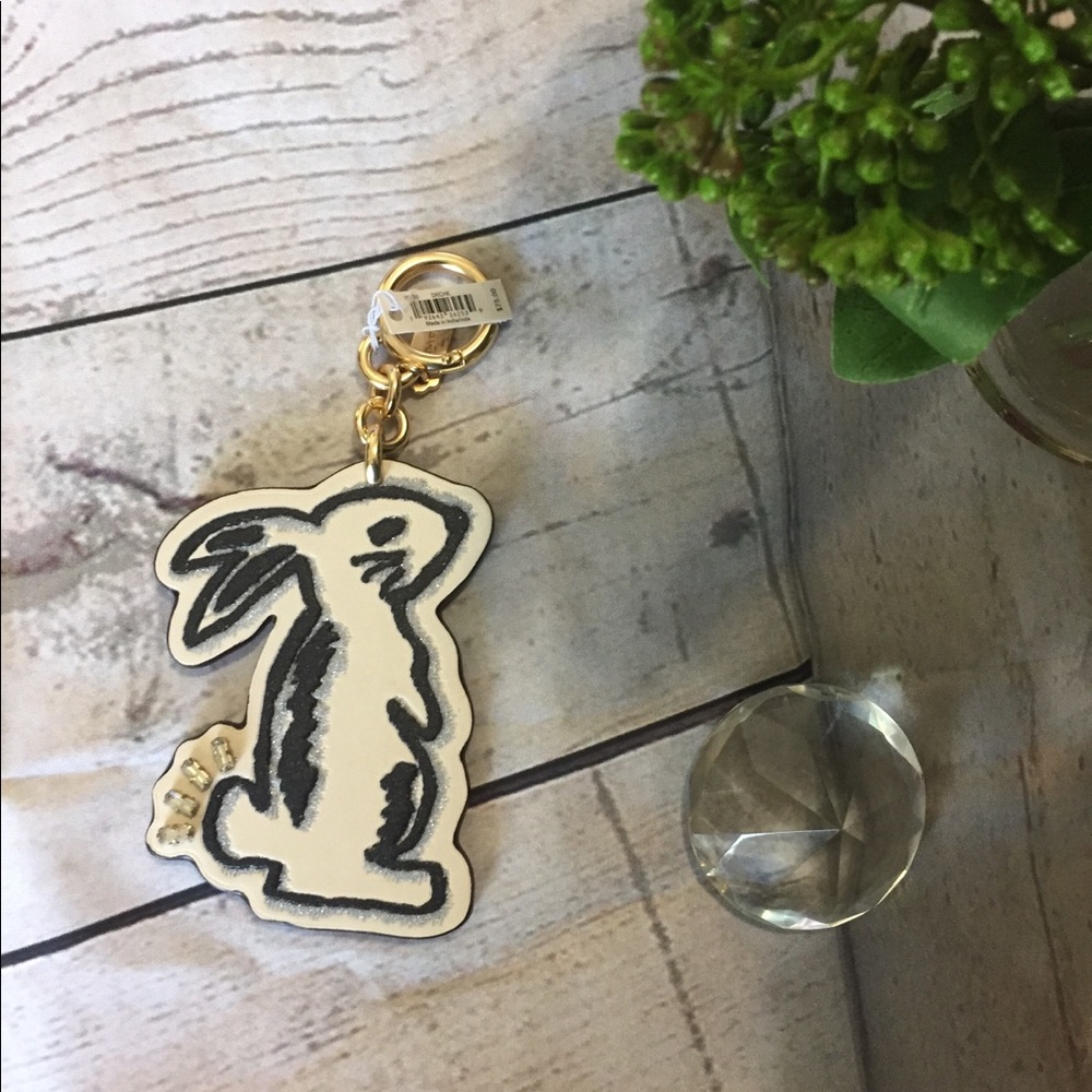 NWT Authentic Coach Rabbit 🐰 Charm Selena Gomez
